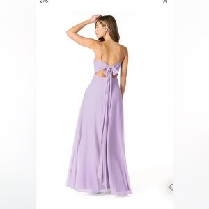 Never worn Azazie Rae lilac dress